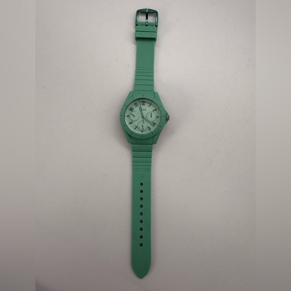 Women's Fossil Poptastic Teal Multifunction Sports Watch Chronograph Style Works - Picture 6 of 7